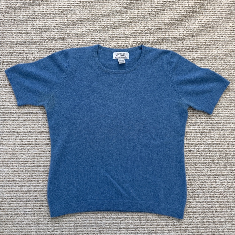 Sutton Studio 100% Cashmere Short Sleeve Sweater